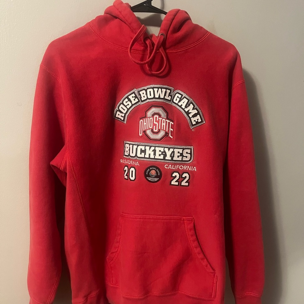 2022 Rose Bowl Ohio State Buckeyes Red Hoodie